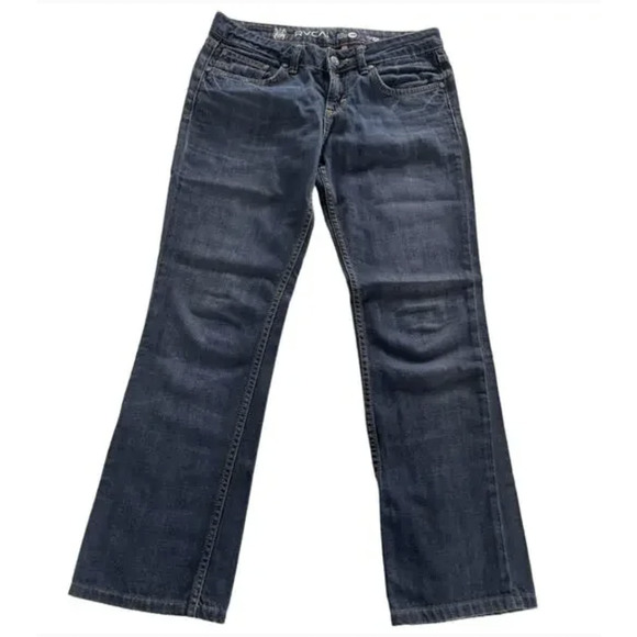 RVCA Jeans Mens 28 Straight Fit Artist Network Program Denim 28 Inseam Turkey - Picture 1 of 9